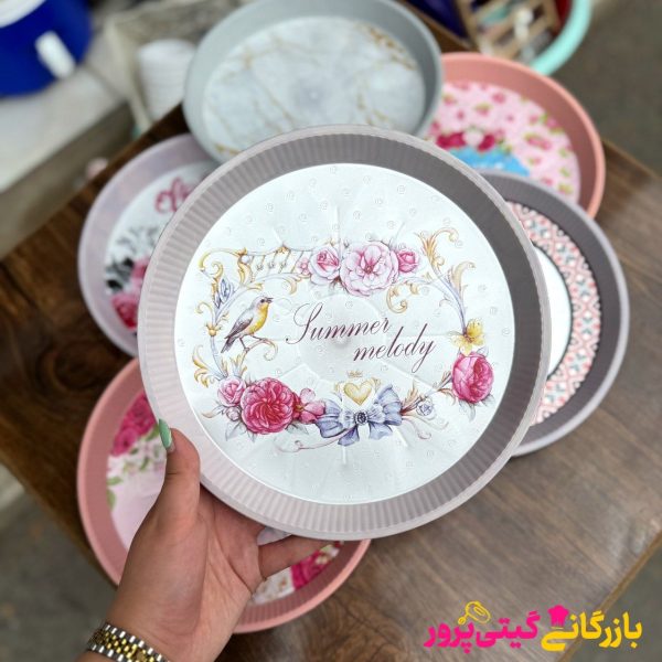 سینی گلدار مینی یک برلیان - Image 3