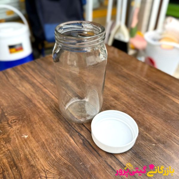 بانکه شیشه ای درب پلاستیکی - Image 2
