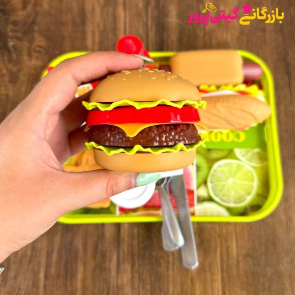 ست کامل فست فود و وسایل داخل سینی - Image 3