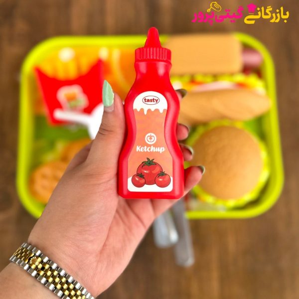 ست کامل فست فود و وسایل داخل سینی - Image 5