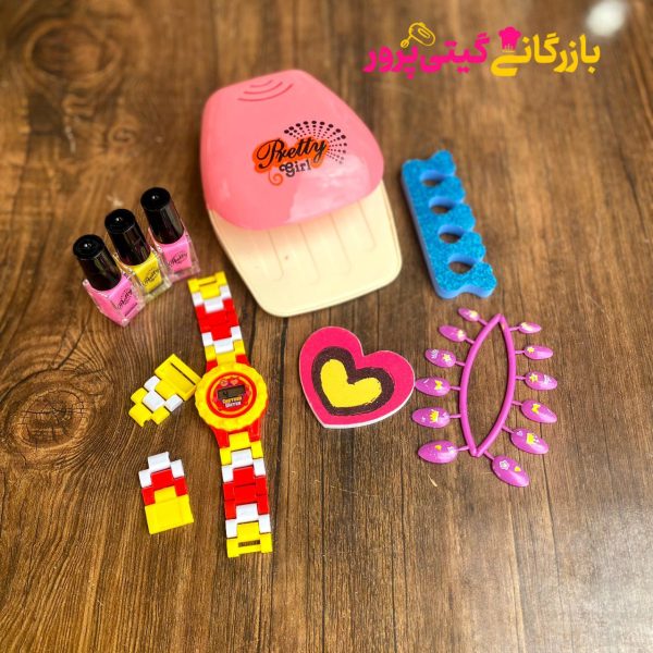 فرنچ ناخن با ساعت مچی کد ۸۵۰۲۰ - Image 1