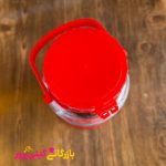 بانکه ترشی شطرنجی ۳لیتر پایه دار پیشگامان - Image 2