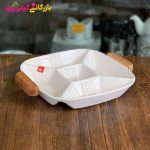 اردو خوری مربع 5 خانه دسته چوبی بزرگ وینسم - Image 2