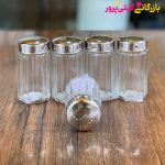 نمکپاش شیشه ای شیار دار لیمون