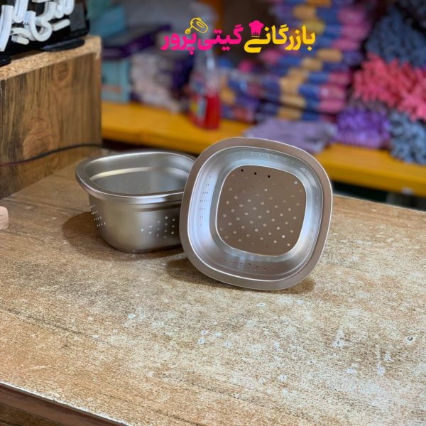 تفاله گیر استیل مربع - Image 1