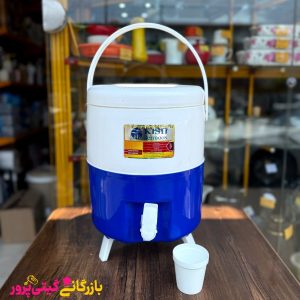 کلمن 10 لیتر لیوان دار کیش ترموس