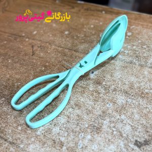 انبر سالاد پلاستیکی مدل قیچی