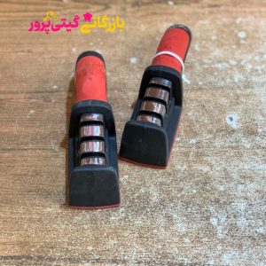 چاقو تیز کن خارجی دسته قرمز ۳کاوه