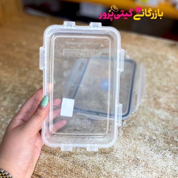 ظرف فریزری مستطیل ۸۰۰ میل لیمون - Image 2