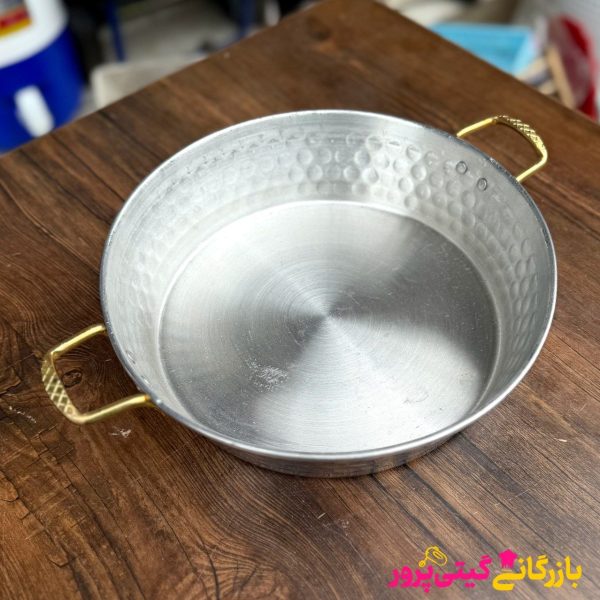 تابه سایز 3 روی چکشی دو دسته - Image 1
