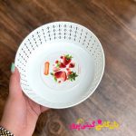 سبد سبزی طرح بافت گلد سفید