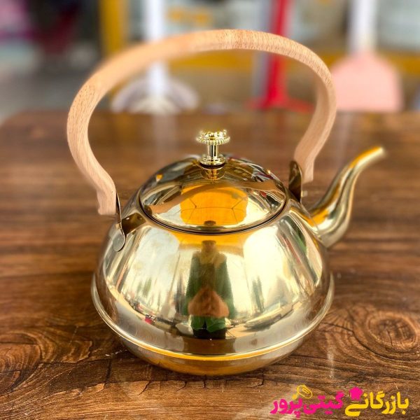 کتری گرد طلایی 105 کد 43 - Image 1
