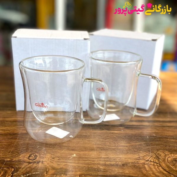 لیوان دوجداره 350 میل کد 110 - Image 1