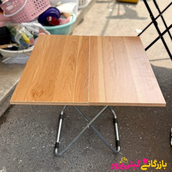 میز تاشو چوبی 60*60 اوج - Image 1
