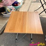 میز تاشو چوبی 60*60 اوج - Image 3