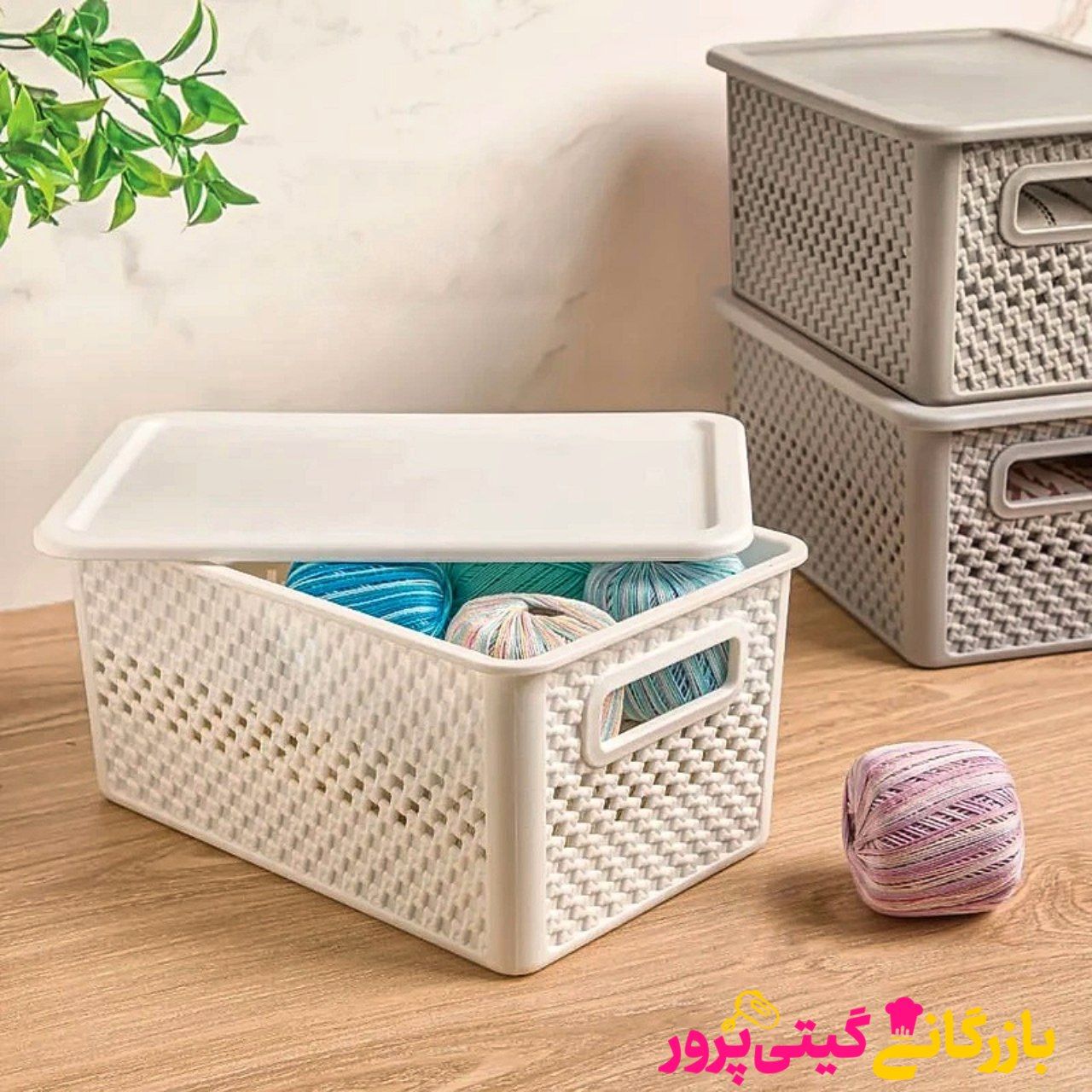 IMG_20250923_130702_502 باکس نظم دهنده دربدار کوچک طرح بافت - Image 1